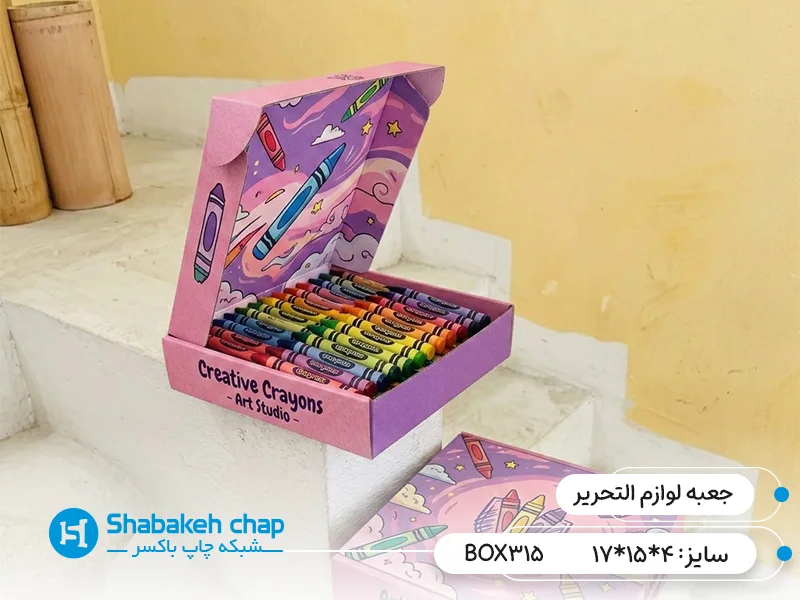 ساخت جعبه و بسته بندی لوازم التحریر در شبکه چاپ باکسر