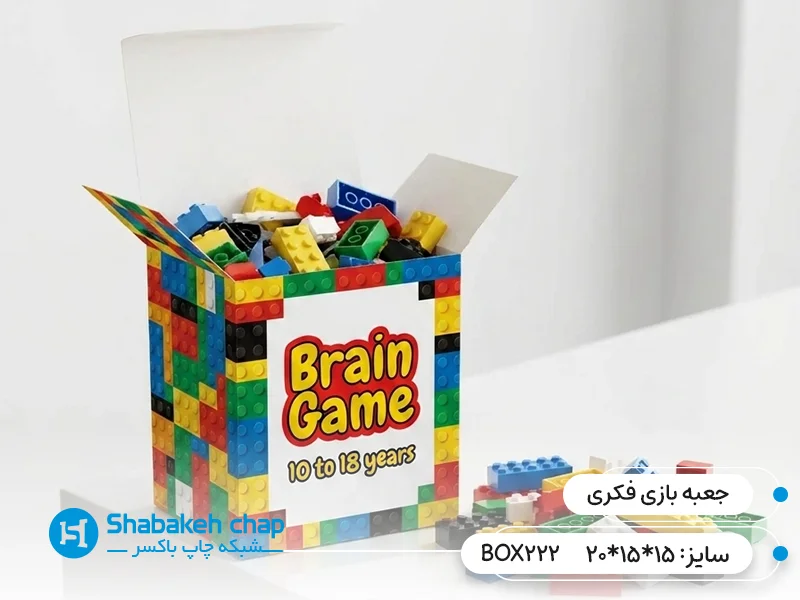 طراحی بسته بندی اسباب بازی فکری