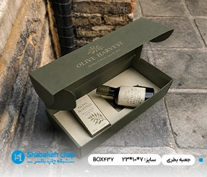 چاپ جعبه بسته بندی بطری و جعبه کادویی بطری