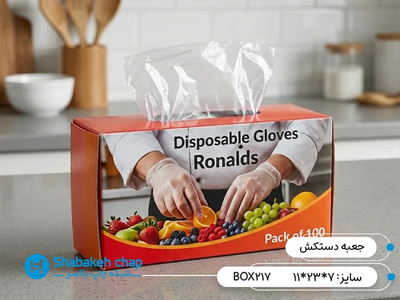 ساخت جعبه دستکش لاتکس و یکبار مصرف